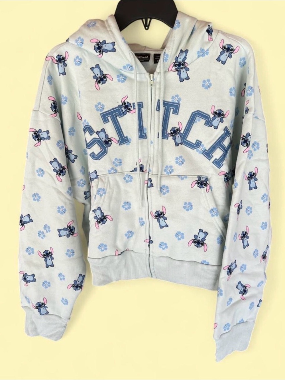 Disney Stitch Zip-up Junior's Hoodie